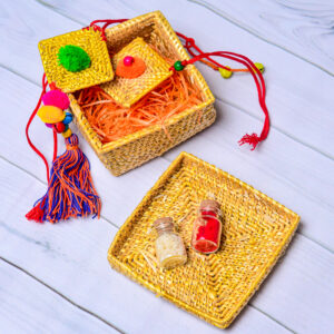 Kainsa Grass Rakhi & Lumba set