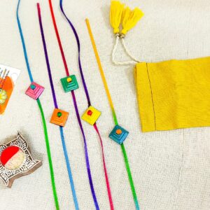 Wooden Rakhi (Multicolour)