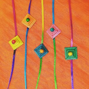 Wooden Rakhi (Multicolour)