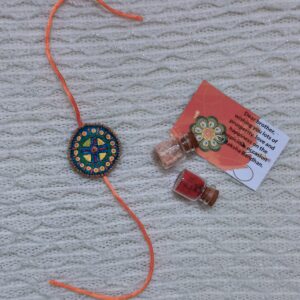 Mandala Rakhi – Blue